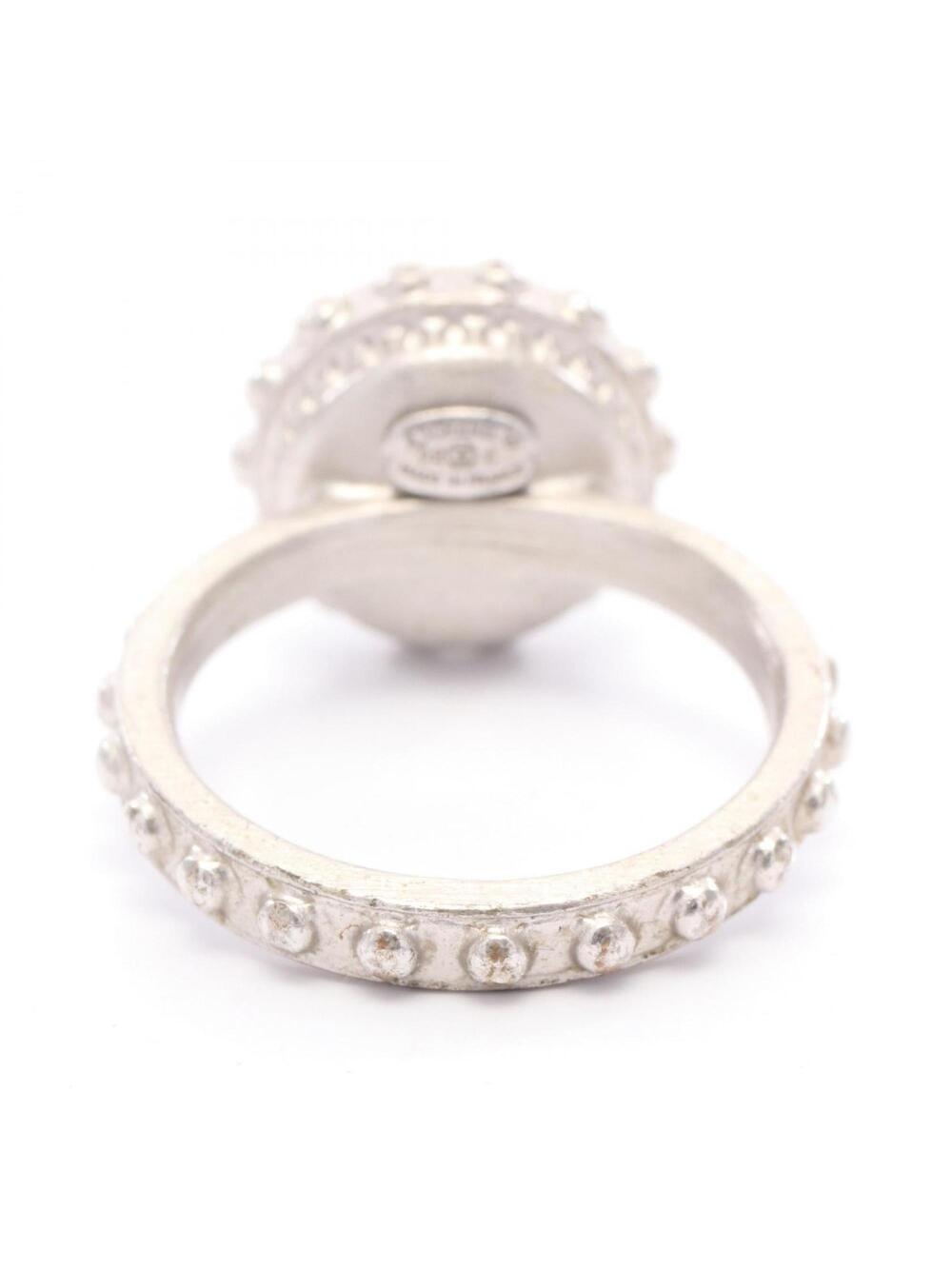Chanel Cc Logo Ring Sterling Silver #246672C73B - Picture 3 of 6